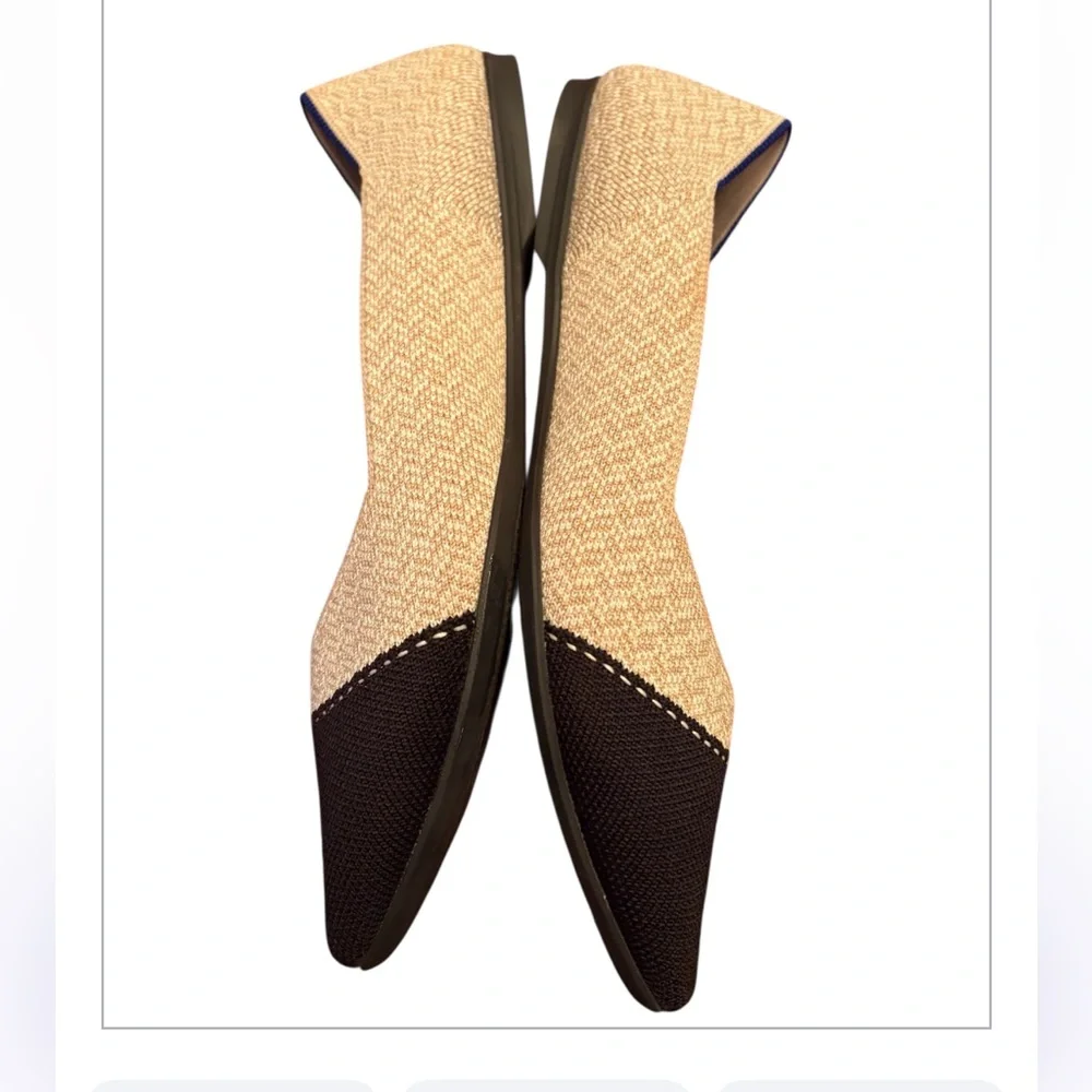 ROTHYS The Point Dune Captoe Flats Size 8 - Picture 3 of 7